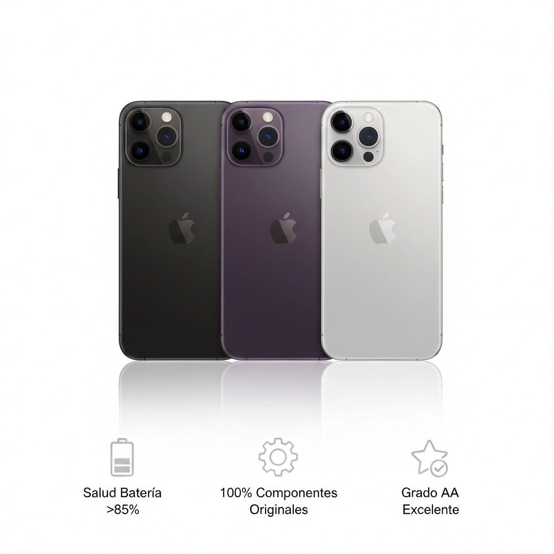 iPhone con componentes originales Apple